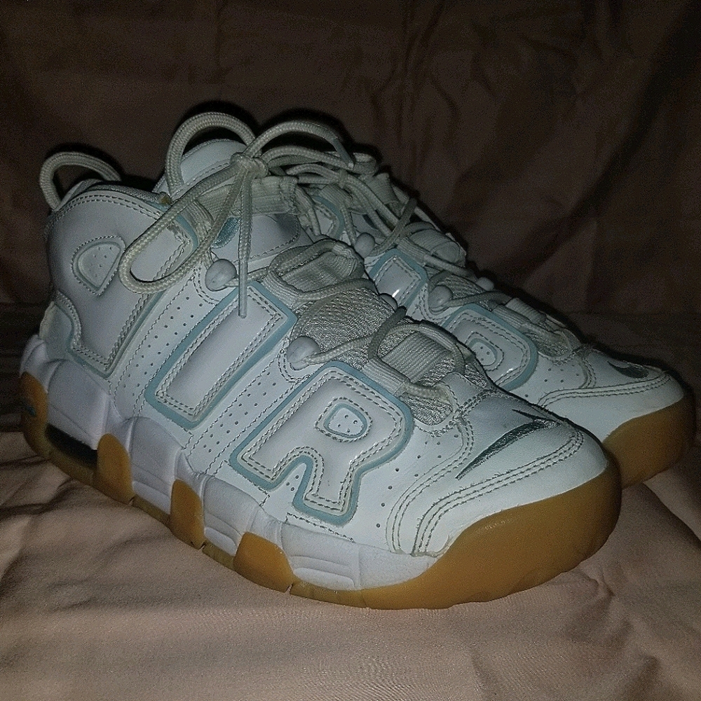 Nike Air More Uptempo White Aqua Gum